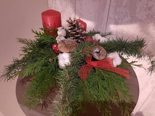 Centre de table naturel noel 2021