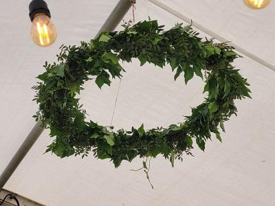 Cercle vegetalise mariage champetre 2021