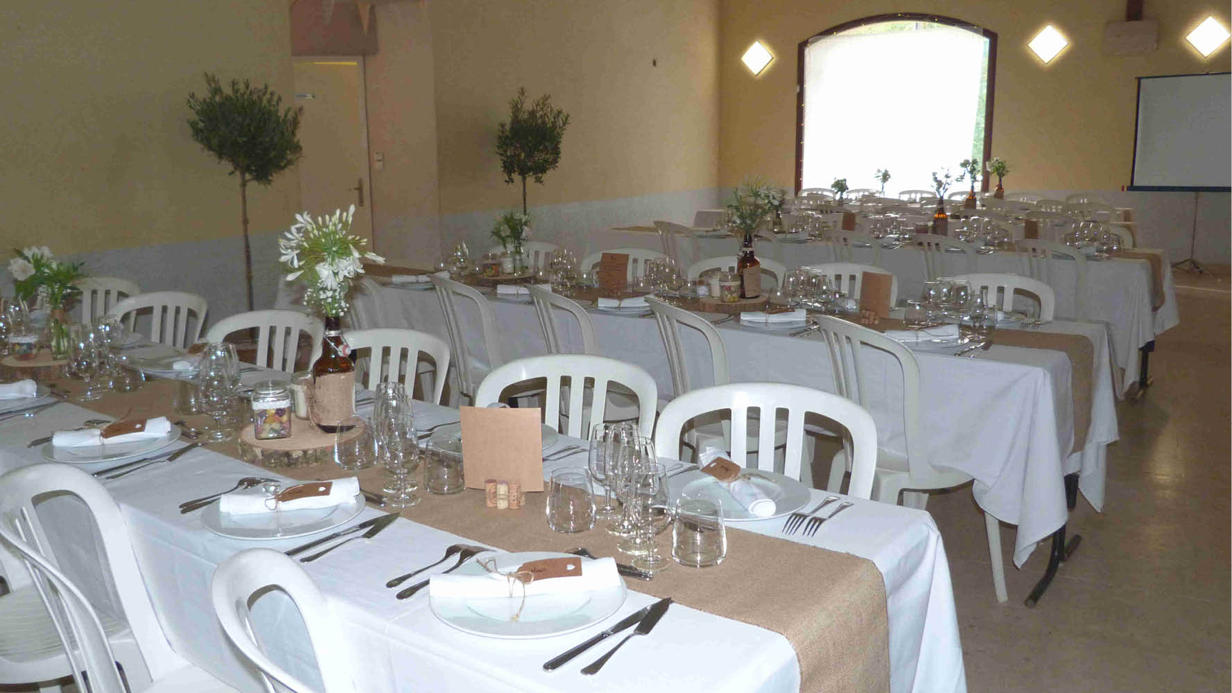 Mariage champêtre à la salle de Pont de Pany