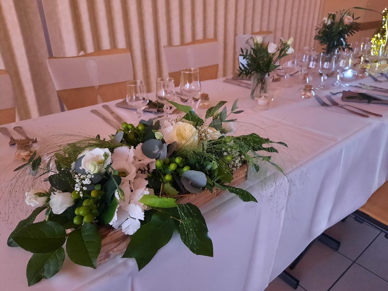 Table d'honneur et sa composition romantique