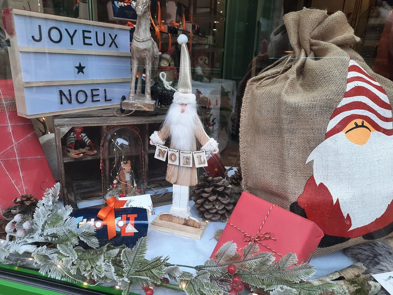 Vitrine de Noël 2020 à Saulieu